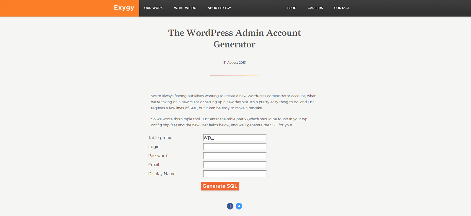 Admin Account Generator