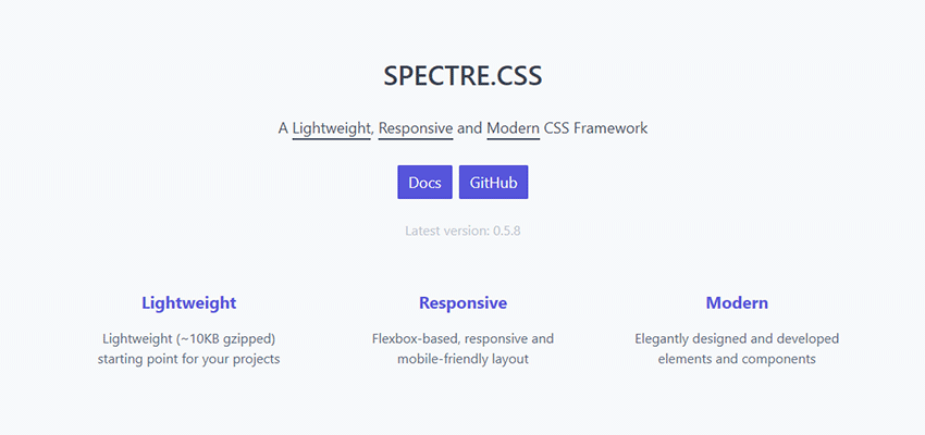 Spectre.css