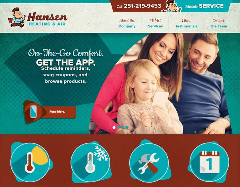 Hansen Air Hvac Website
