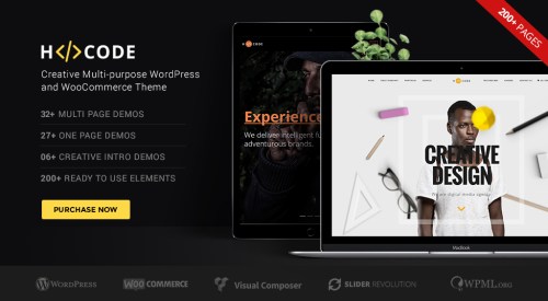 H-Code – A most popular and high-quality WordPress theme