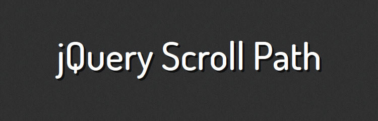 jQuery Scroll Path