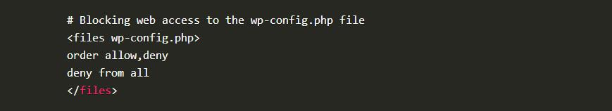 保护WP-CONFIG.PHP