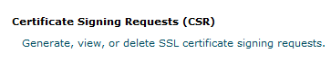 cPanel的CSR代码链接