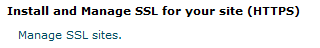 为您的站点安装SSL