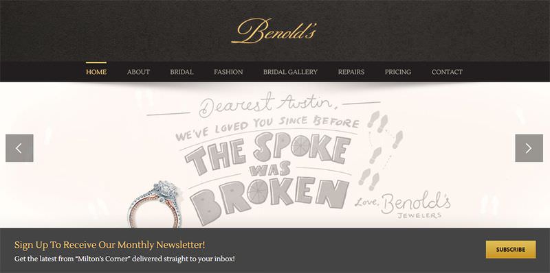 Benold's Jewelery Website