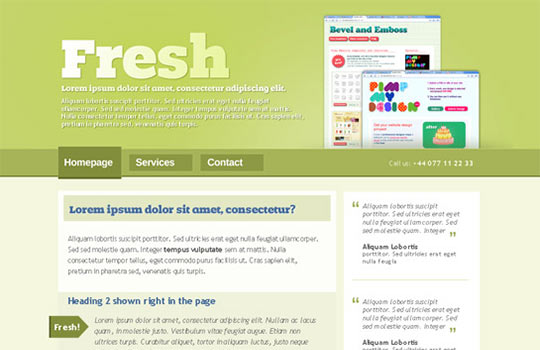 instantShift - Free PSD Website Templates